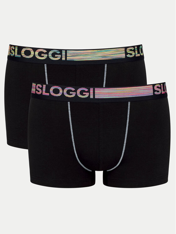 Sloggi Sloggi 2er-Set Boxershorts 10218485 Schwarz