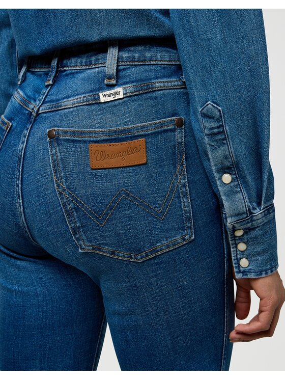 Wrangler Wrangler Teksad STRAIGHT Sinine Straight Leg