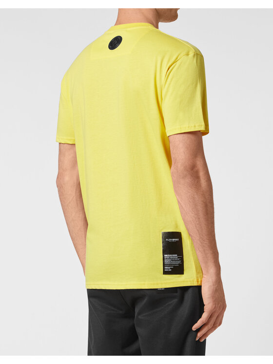 Plein Sport Plein Sport T-Shirt 1503 Żółty Regular Fit