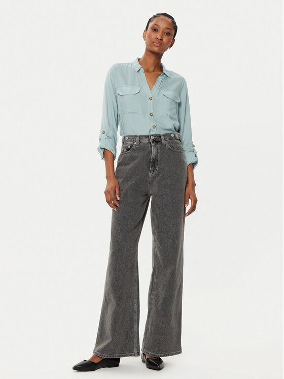 Vero Moda Vero Moda Camicia Bumpy 10275283 Verde Regular Fit