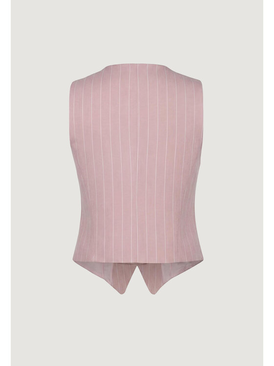 Artigli Artigli Gilet da completo DUE BOTTONI GESSATO Rosa To Fit