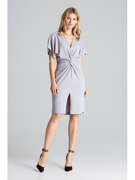 FIGL FIGLFIGL Vestito M687 Grigio Regular Fit