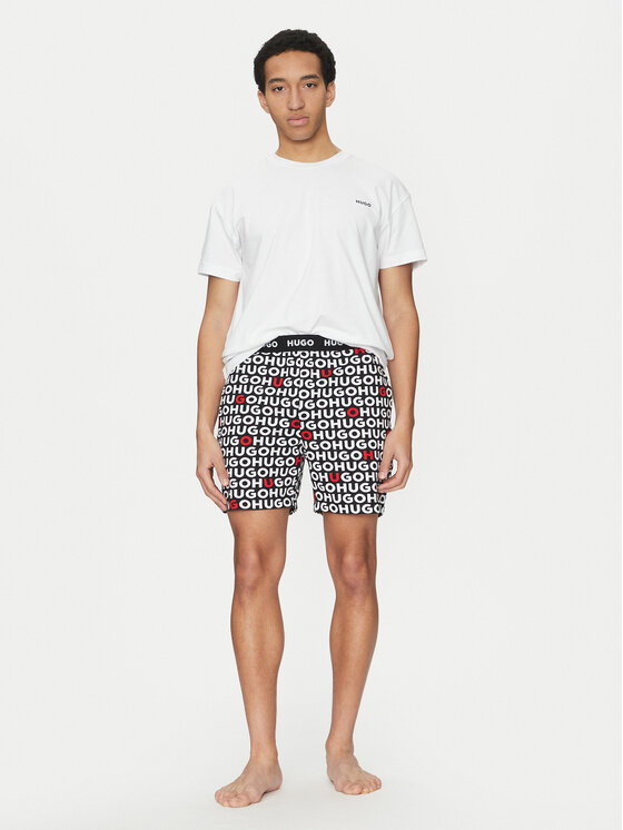HUGO HUGO Pyžamo Tortuga 50534139 Bílá Regular Fit