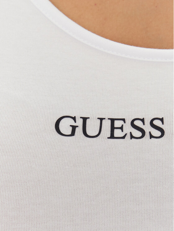 Guess Jeans Guess Jeans Боді W5GP25 J1314 Білий Slim Fit