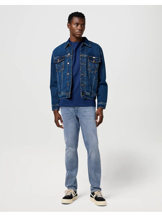 Wrangler Wrangler Jeans RIVER Blu Straight Fit