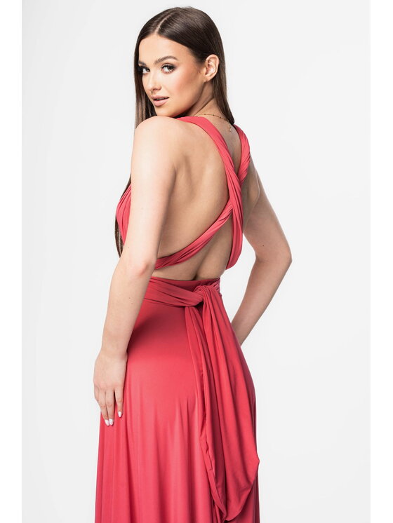 Aurora Aurora Vestito Aurora multiway Corallo Feminine Fit