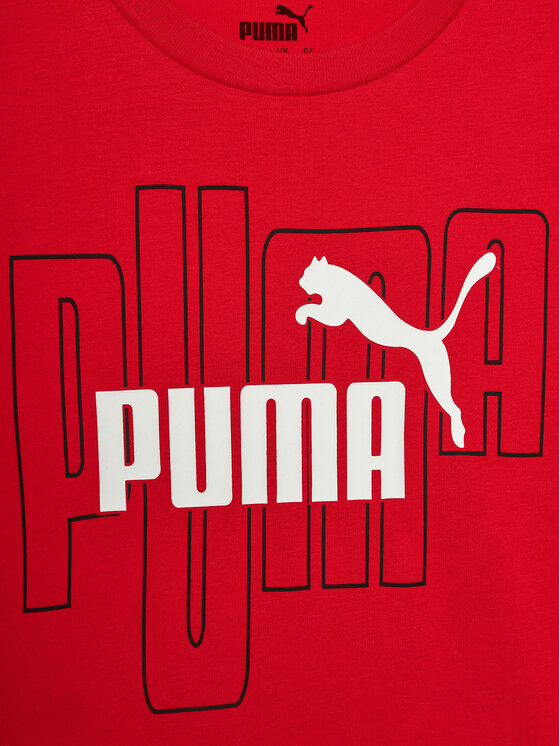Puma Puma T-Shirt Graphics No.1 Logo 676823 Κόκκινο Regular Fit