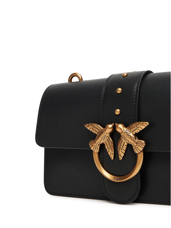 PINKO PINKO Torebka Love One Mini ST.CL Al 25-26 PLTT 105856 A0F1 Czarny