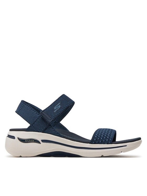 Skechers Sandále Go Walk Arch Fit Sandal-Polished 140264/NVY Tmavomodrá