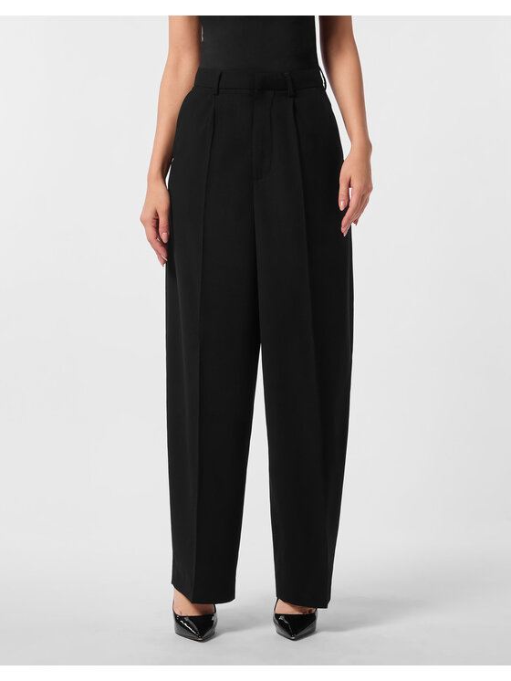 PHILIPP PLEIN PHILIPP PLEIN Spodnie materiałowe 24849 Czarny