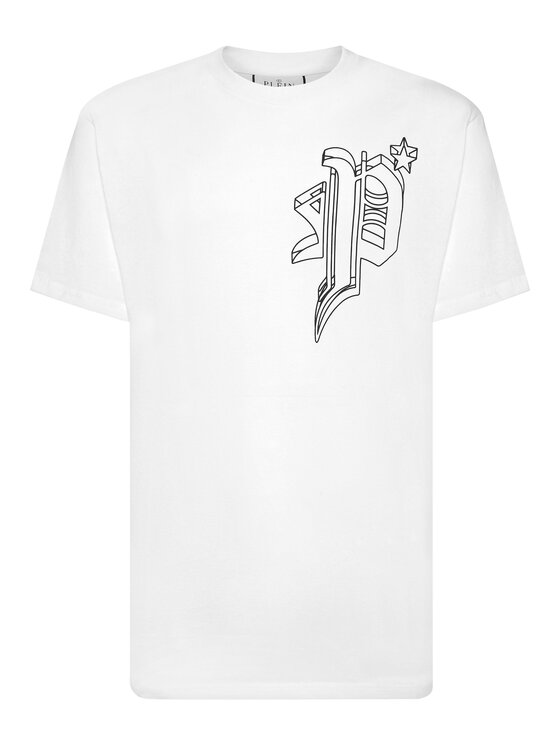 PHILIPP PLEIN PHILIPP PLEIN T-Shirt 9939 Biały Regular Fit