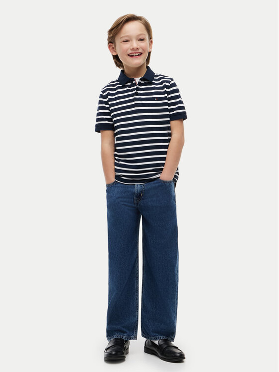 Tommy Hilfiger Tommy Hilfiger Poloshirt KB0KB09103 Dunkelblau Regular Fit