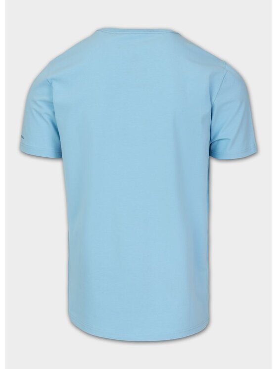 PITBULL PITBULL T-Shirt Slim Fit USA CAL Niebieski Regular Fit