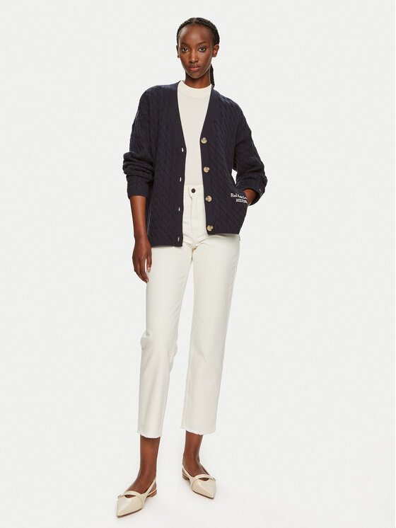 Tommy Hilfiger Tommy Hilfiger Džínsy Classic WW0WW40642 Écru Straight Fit
