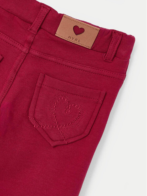 Mayoral Mayoral Pantaloni di tessuto 511 Rosso Regular Fit