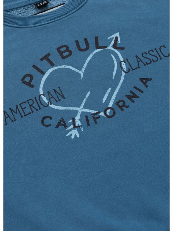 PITBULL PITBULL Bluza MANZANITA HEART Niebieski Regular Fit