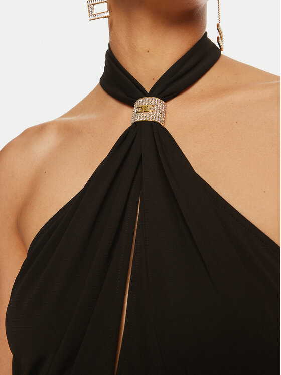 Elisabetta Franchi Elisabetta Franchi Rochie de seară AB-71-747E2-V640 Negru Regular Fit