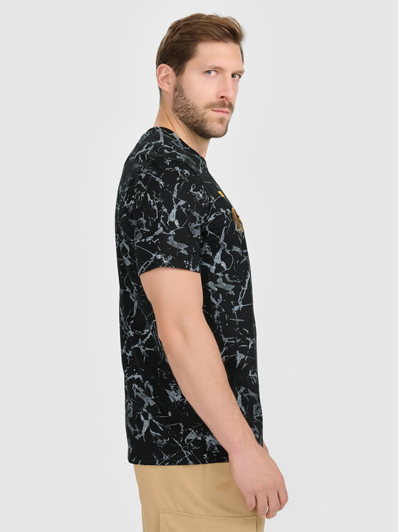 4F 4F T-Shirt MISSION READY Czarny Regular Fit