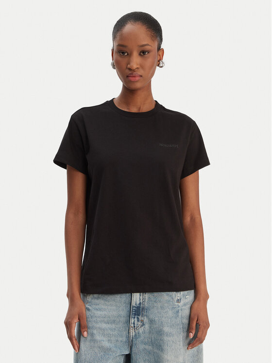 Patrizia Pepe Tricou 8M1543/J111-K103 Negru Regular Fit