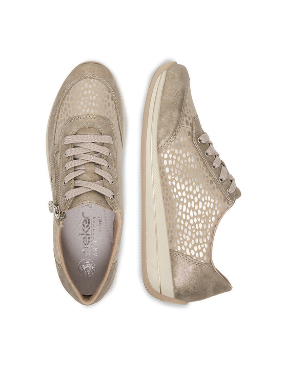 Rieker Rieker Sneakersy N1112-60 Béžová