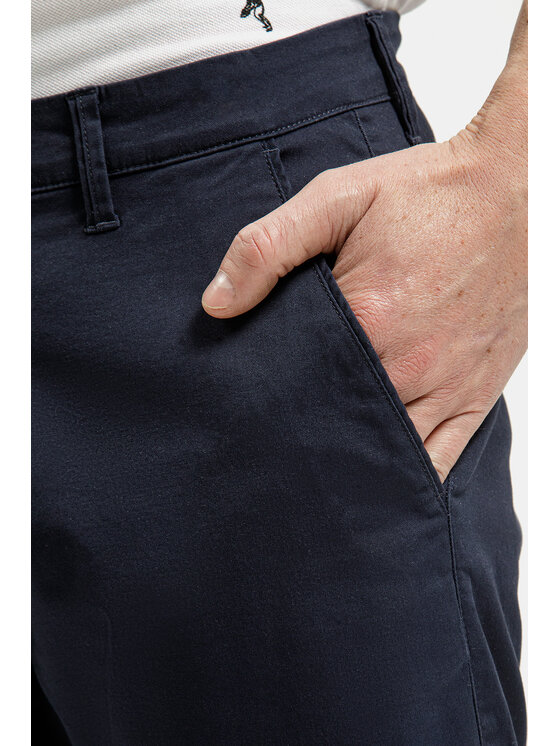 Cross Jeans Cross Jeans Szorty materiałowe A 565-278 Granatowy Chino Fit