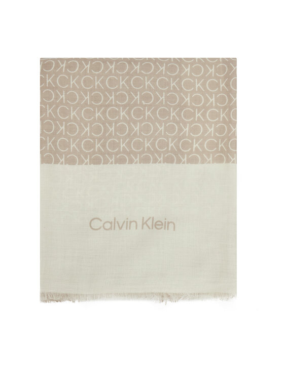 Calvin Klein Calvin Klein Πασμίνα Aop Minimal Logo LV04F8053G Μπεζ
