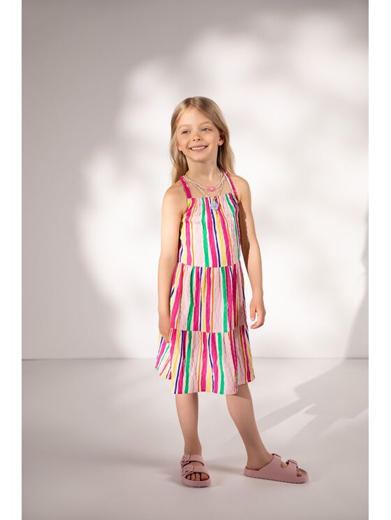 Coccodrillo Coccodrillo Každodenní šaty WC6128301WGK-022 Barevná Regular Fit