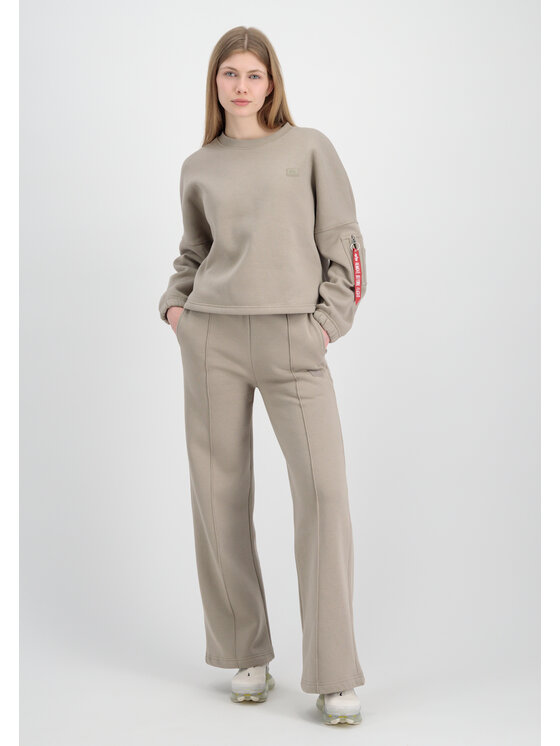 Alpha Industries Alpha Industries Bluza X-Fit Label Oversized Sweatshirt Women Żółty Oversize