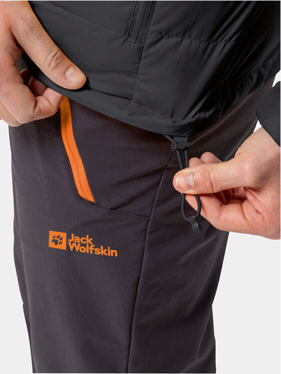 Jack Wolfskin Jack Wolfskin Vatovaná bunda Ather Down Hoody 1207671 Čierna Regular Fit