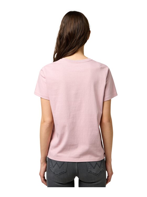 Wrangler Wrangler T-Shirt 112370740 Różowy Regular Fit