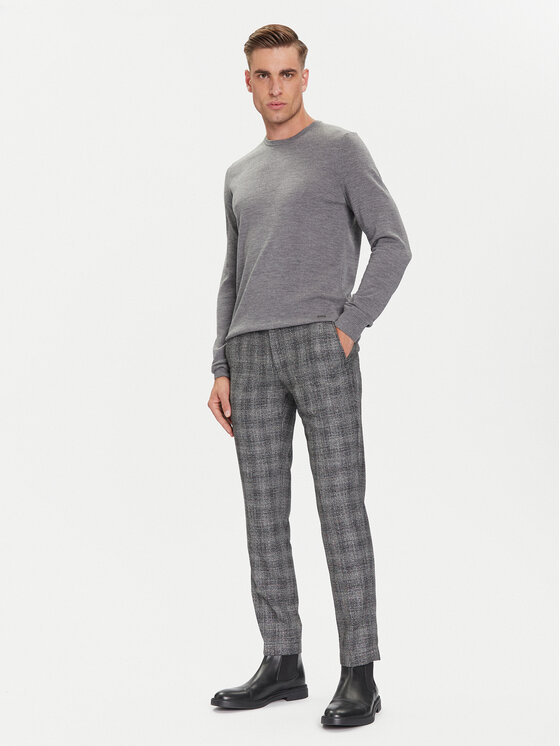 JOOP! JOOP! Szövet nadrág 17 JT-79Sake12 30048702 Szürke Slim Fit