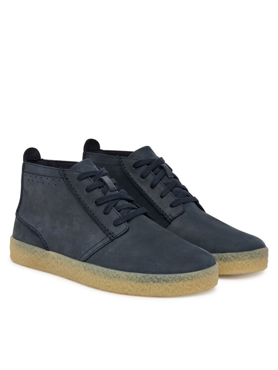 Clarks Clarks Šnurovacia obuv Streethill Mid 26183415 Tmavomodrá