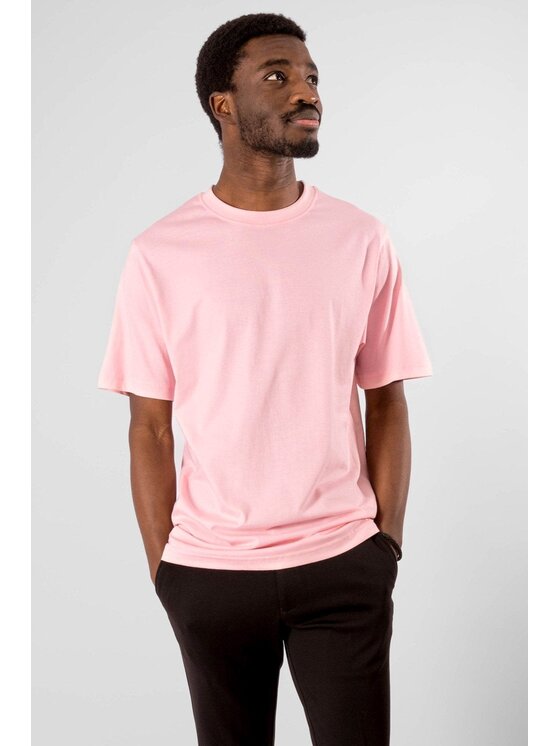 TeeShoppen Męski TeeShoppen T-Shirt, rozmiar M Różowy, 'Oversized Collection'