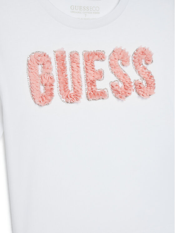 Guess Guess T-Shirt J5YI47 K8HM4 Bílá Relaxed Fit