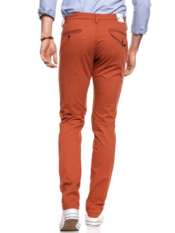 Lee Lee Pantaloni chino CHINO Arancione Slim Fit