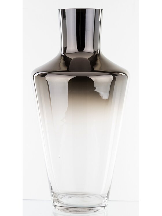 MIAhome MIAhome Wazon szklany ARGENTO-2 tall Srebrny