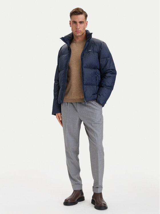 Calvin Klein Calvin Klein Daunenjacke LV04LH502G Dunkelblau Regular Fit