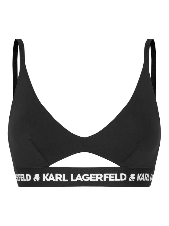 KARL LAGERFELD KARL LAGERFELD Reggiseno Bralette A1W47006 Nero