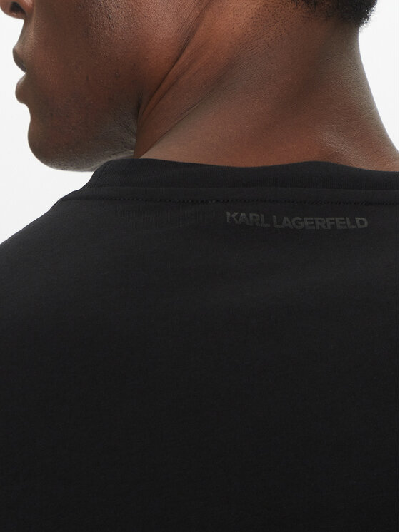 KARL LAGERFELD KARL LAGERFELD T-särk 755076 552251 Must Regular Fit