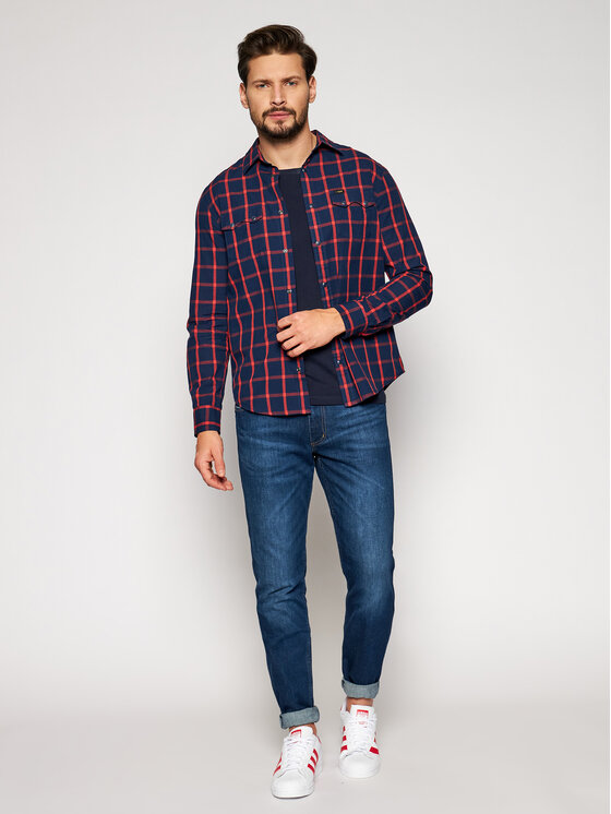 Wrangler Wrangler Farmer Greensboro W15QCJ027 112126867 Sötétkék Regular Fit