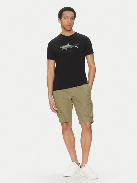 Paul&Shark Paul&Shark Bavlnené šortky 25414025 Zelená Regular Fit