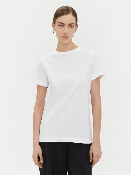 PINKO Tričko Start 101752 Biela Regular Fit