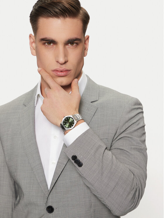 Casio Casio Zegarek Edifice Classic Sapphire EFR-S108D-3AVUEF Srebrny