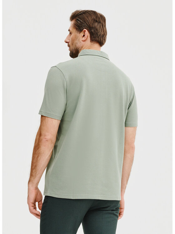 Pako Lorente Pako Lorente Polo P25SF-TX-002 Zielony Classic Fit