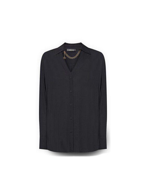 Elena Mirò Elena Mirò Camicia 5167P000239N033 Nero Regular Fit