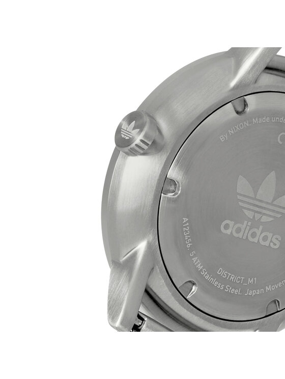 adidas Originals Montre District M1 Z041920 00 Argent Modivo