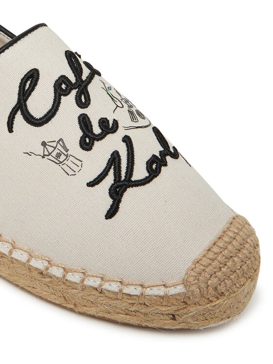 KARL LAGERFELD KARL LAGERFELD Espadrile KL81125 Alb