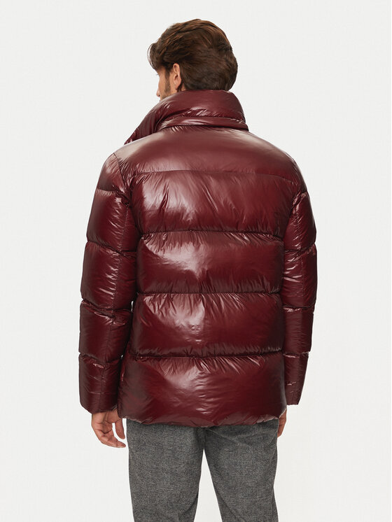 Hetregó Hetregó Daunenjacke Justin 8N562 Dunkelrot Regular Fit
