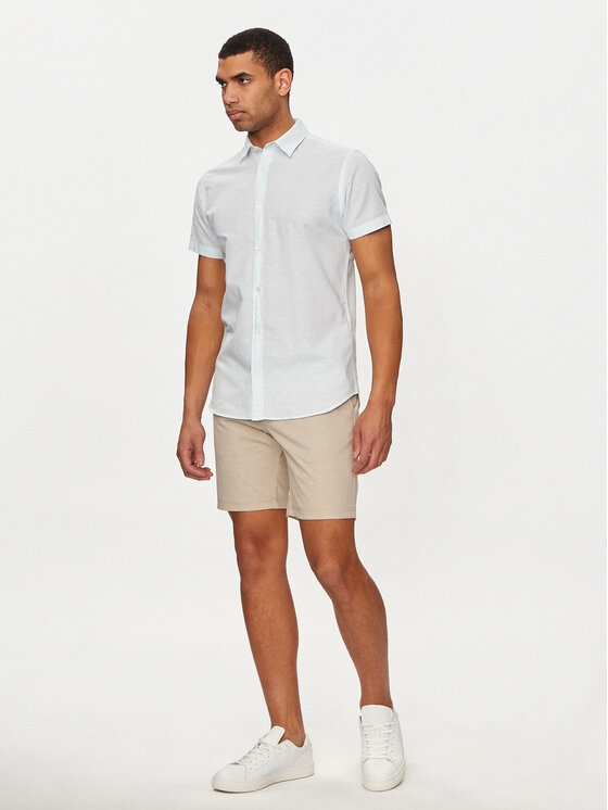 Jack & Jones Jack & Jones Bavlnené šortky Jpstmarco 12249321 Béžová Slim Fit