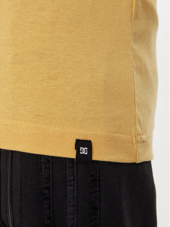 DC Shoes DC Shoes T-Shirt ADYZT05373 Żółty Heritage Fit